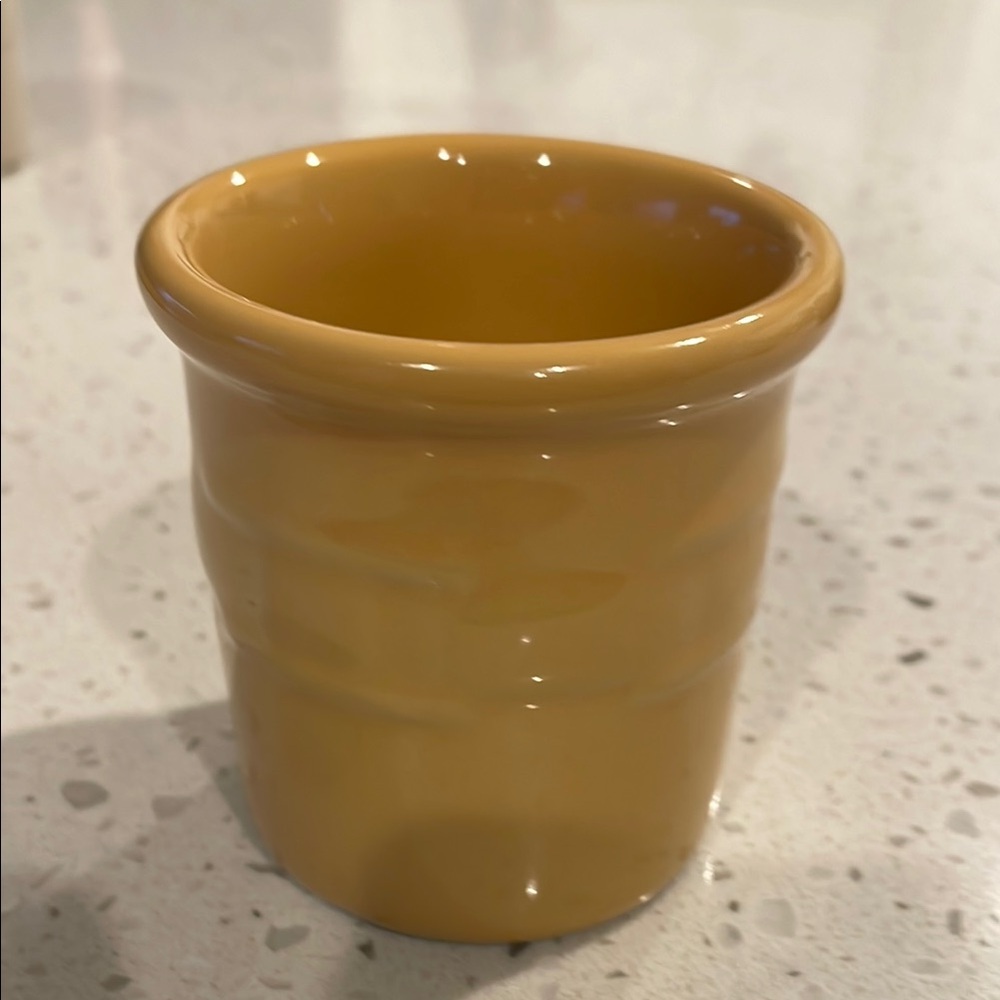 Longaberger Woven Traditions Mini Crock in Butternut